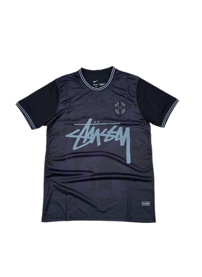 STÜSSY X “BRASIL” JERSEY - black yin and yang